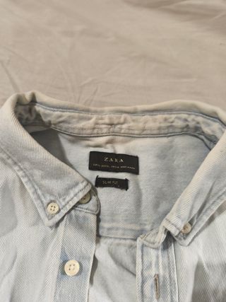 Camisa vaquera clara XL