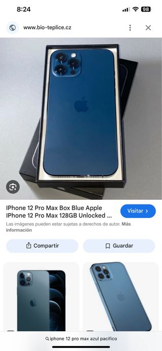 iPhone 12 Pro Max Azul 128GB