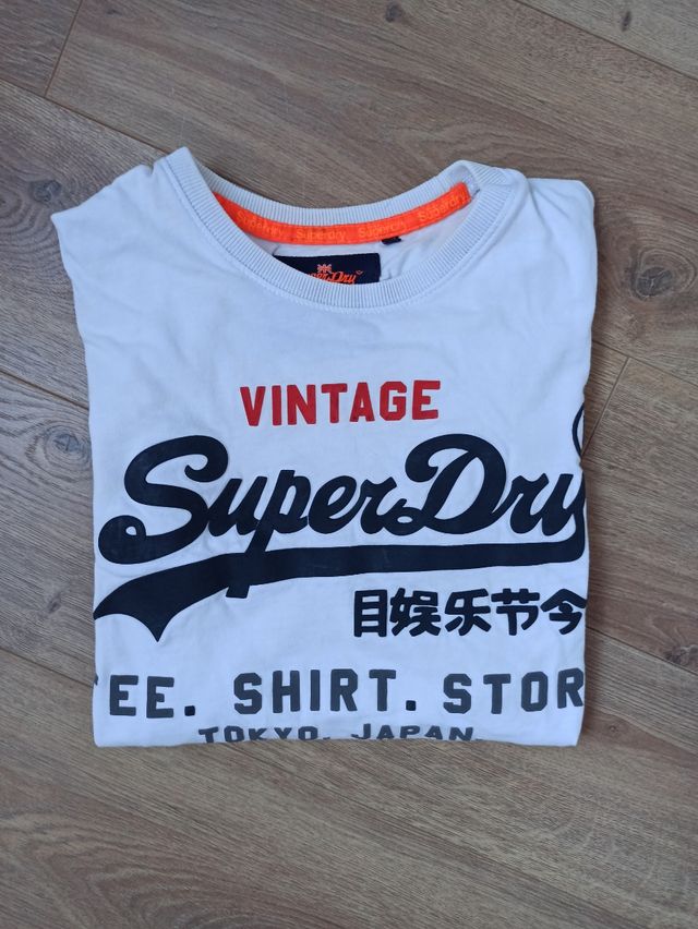 Camiseta Superdry Vintage blanca