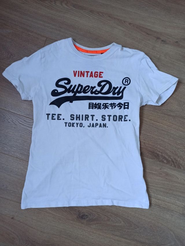Camiseta Superdry Vintage blanca