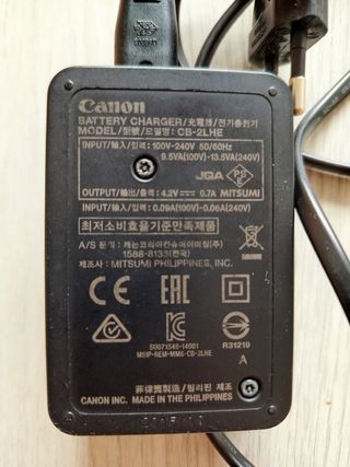 Caricatore Canon Powershot G7X/G9X