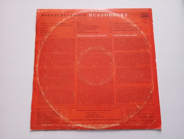 LP musica classica compositore Modest Mussorgsky 