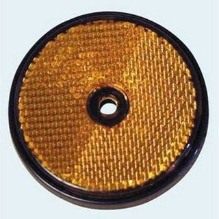 2€ Pack 4 Reflector circular ámbar para caravana