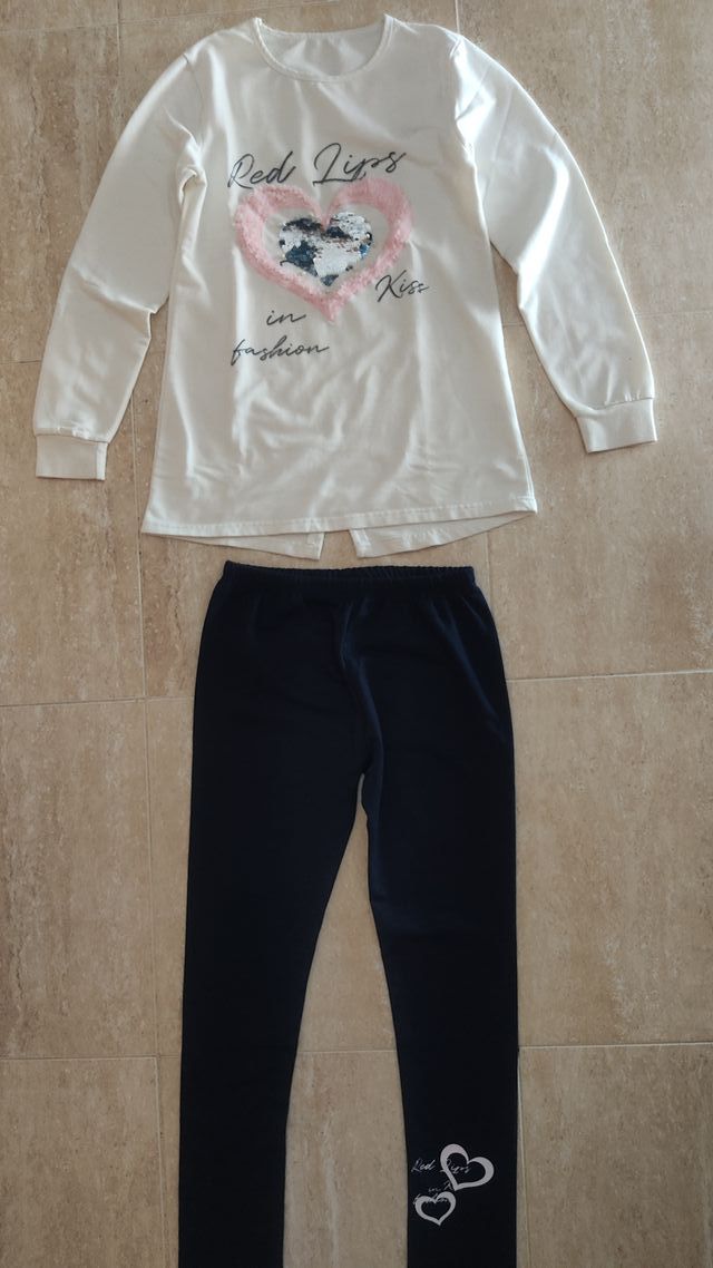Conjunto niña - camiseta y pantalón