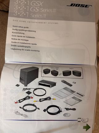 Sistema Home Cinema Bose 2.1