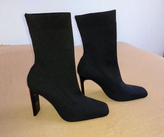 Botines tipo calcetín negros - Talla 39