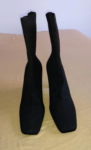 Botines tipo calcetín negros - Talla 39