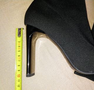 Botines tipo calcetín negros - Talla 39