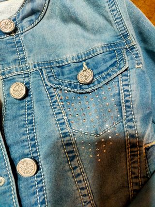 Giubbotto Jeans bimba - Tg. 6