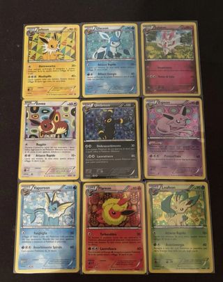 Sylveon & Eeveelutions BW Promo Full Set ITA
