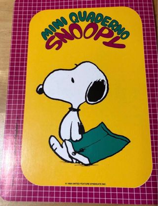 Mini Quaderno Snoopy vintage