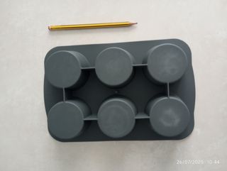 Molde silicona muffins - Gris