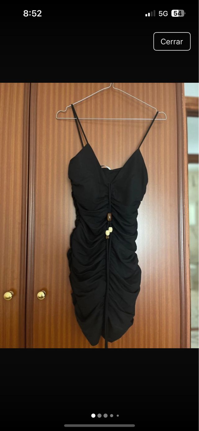 Vestido negro Zara - Talla S