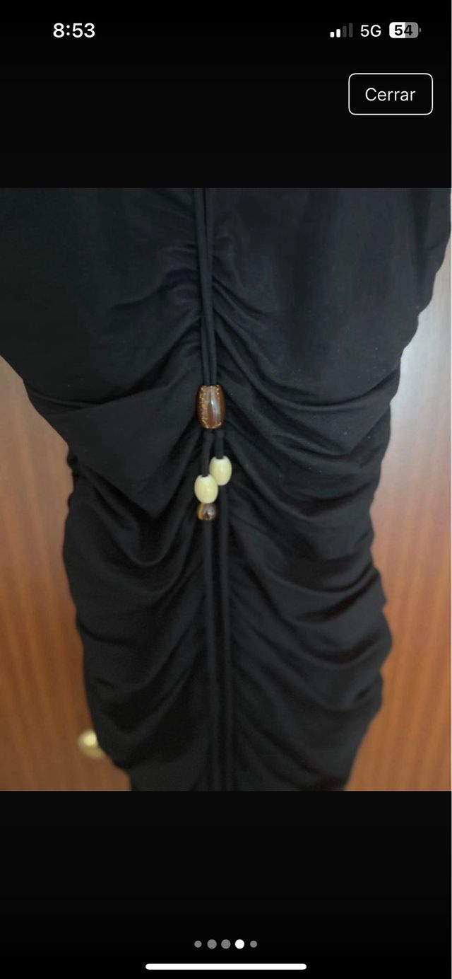 Vestido negro Zara - Talla S