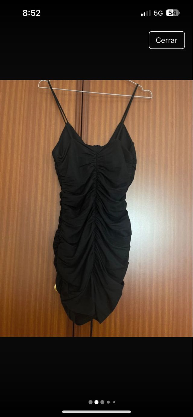 Vestido negro Zara - Talla S