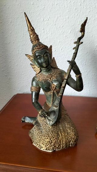2 Figuras Bronce Tailandia