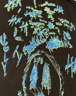 T-shirt XXXTentacion L - nera/blu