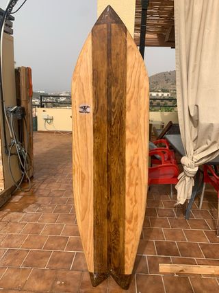 Tabla surf madera handcrafted