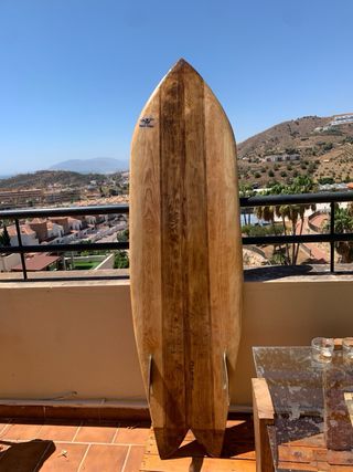 Tabla surf madera handcrafted