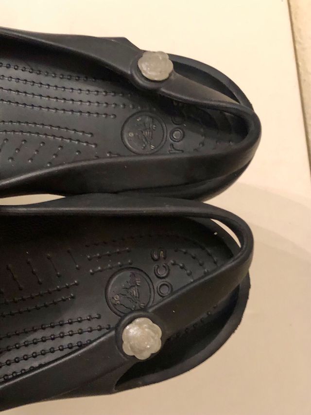 CROCS - bailarinas goma negra W10