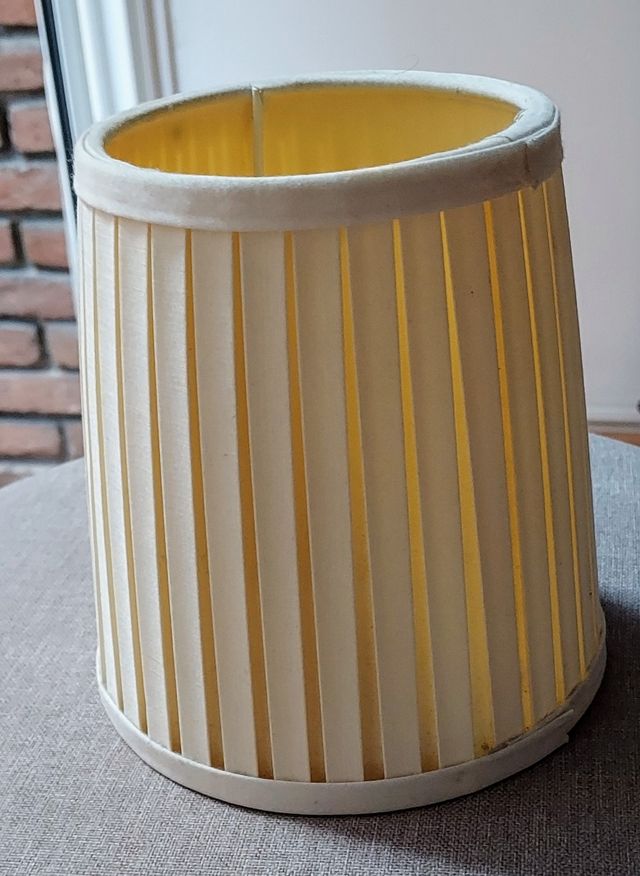 2 pantallas lámparas de tela