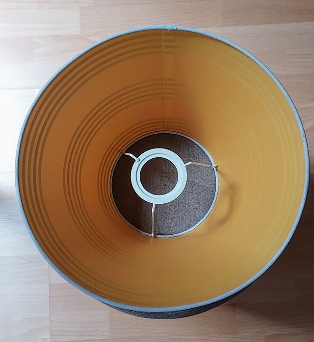 2 pantallas lámparas de tela