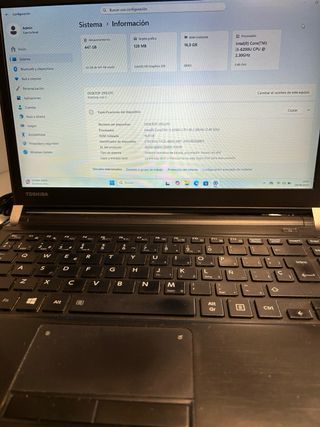 Portátil Toshiba Portegé i5