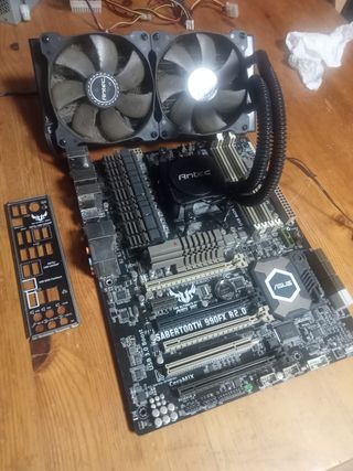 LOTE ASUS AM3+990 FX8350 BLOQUE DISIPADOR DE AGUA