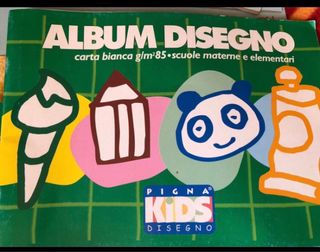 Album disegno + gessi: set creativo
