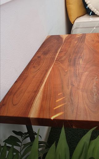 Tabla de madera maciza de acacia 55x80x3,5cm
