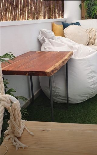 Tabla de madera maciza de acacia 55x80x3,5cm
