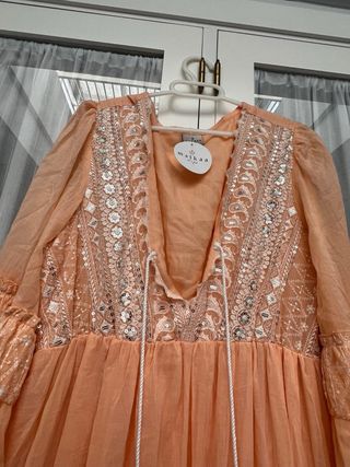 Vestido boho vintage largo