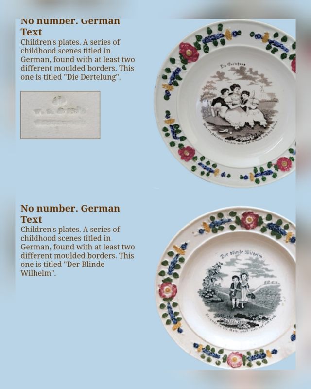 Piatto antico William Smith 1826