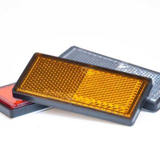 Pack 4 Reflectante rectangular ámbar