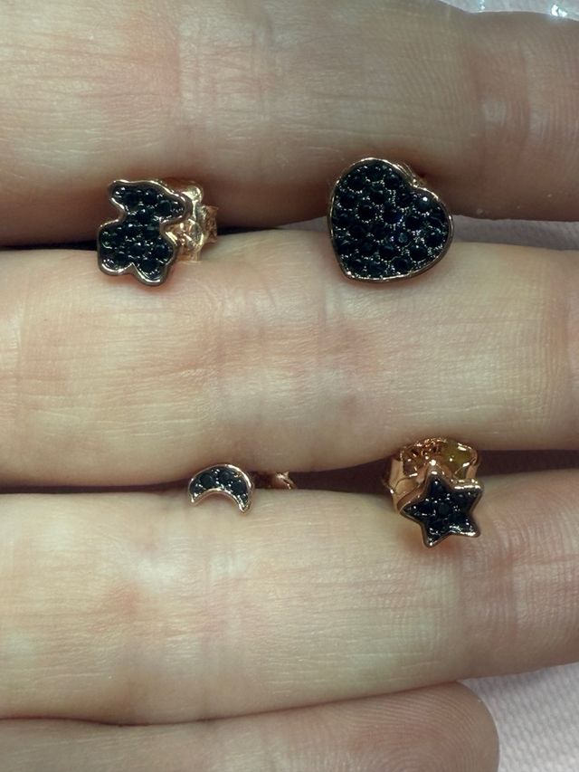 Pendientes Tous: Corazón & Estrella & osito & luna