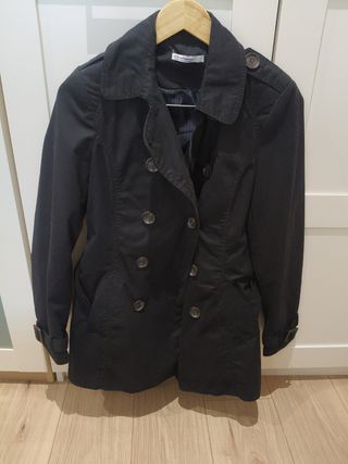 Gabardina negra - Talla m