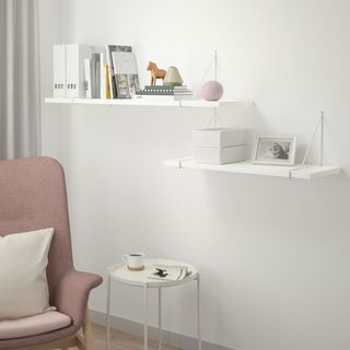 Balda IKEA BERGSHULT blanco 80x30