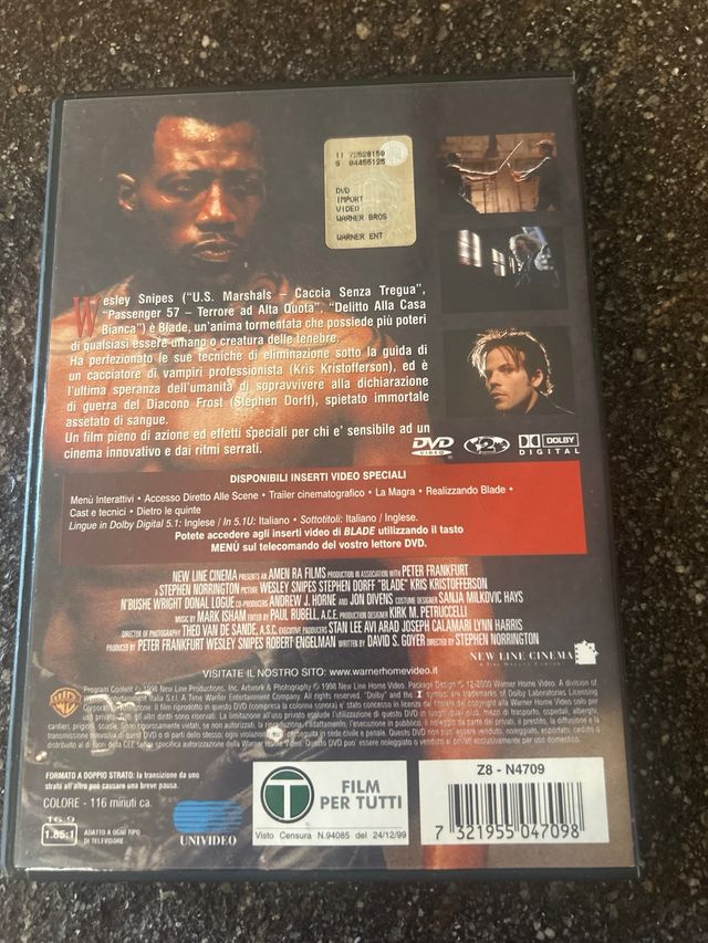 DVD Blade - Wesley Snipes