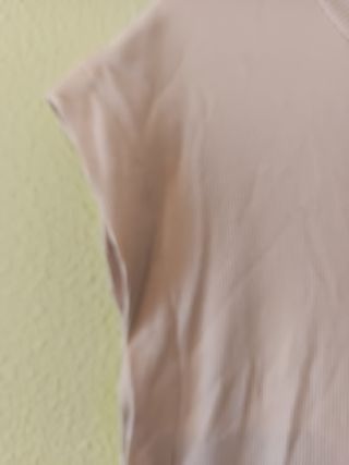 Vestido midi beige - Talla S