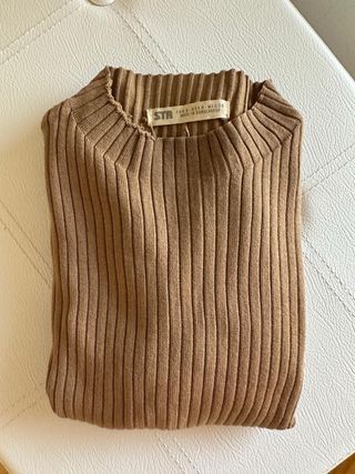 Maglia a coste STR marrone