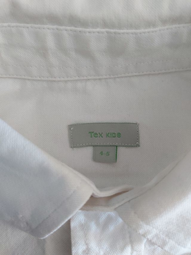 Camisa blanca niño