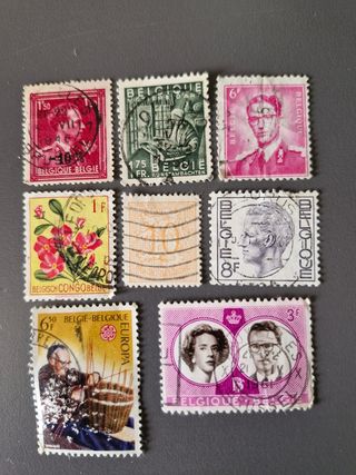 Francobolli Belgio vintage (8)