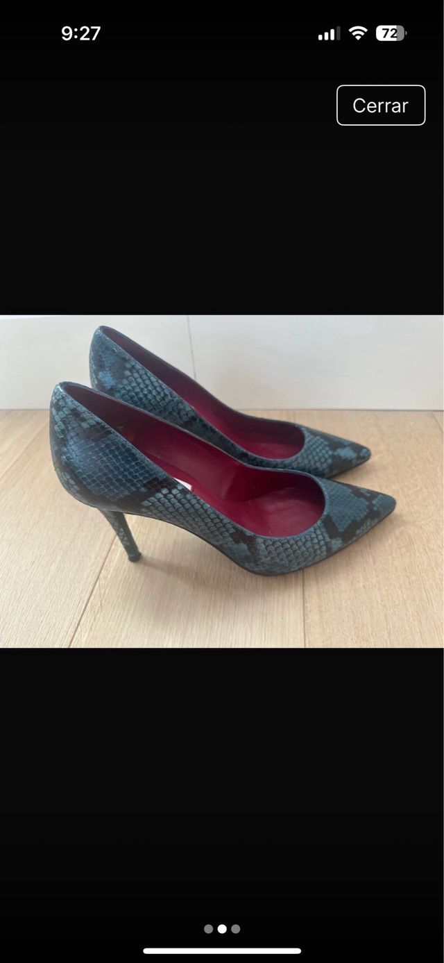 Zapatos TEJUS | Azul petróleo