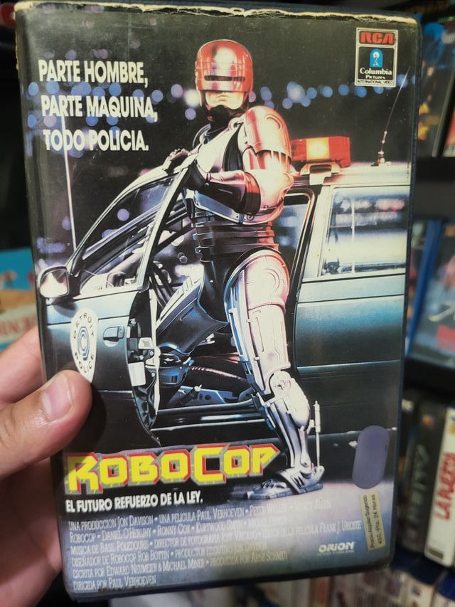 VHS Robocop 1a Edición Videoclub ORIGINAL