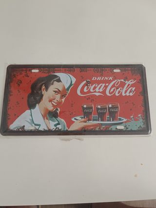 2 Placas Coca-Cola Vintage