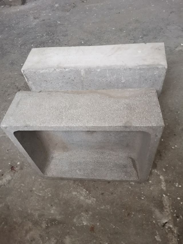 Pilas piedra - Gris y blanco