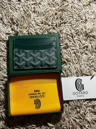 Portacarte Goyard Verde