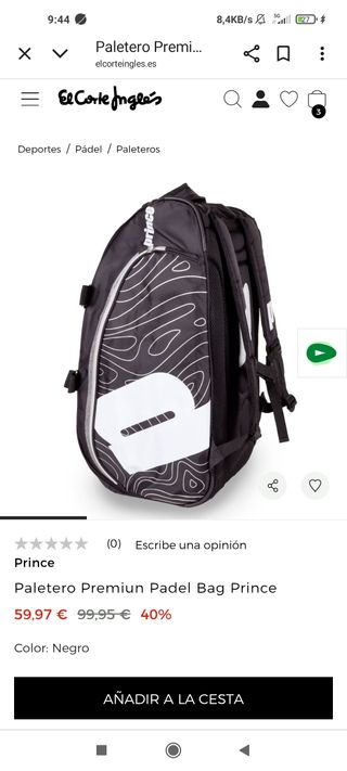 Paletero Padel bag Prince