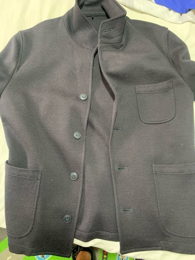 Chaqueta paño azul marino