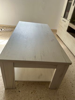 Mesa centro salón - Blanco roto